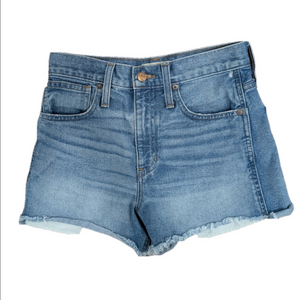 Madewell Perfect Step Hem Denim Shorts